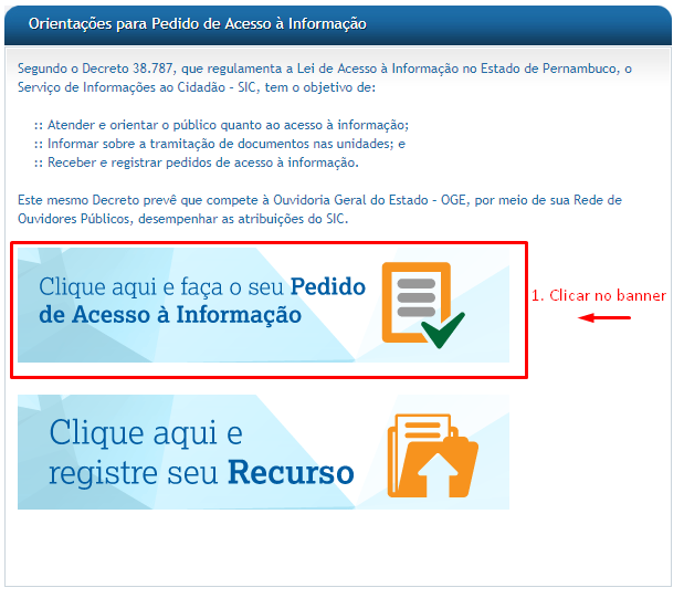 Acesso à Plataforma do SIC