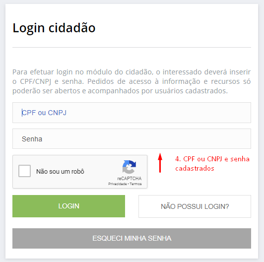 Realizar o Acesso