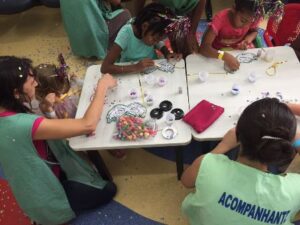 Crianças internadas no HMV entraram no clima da folia