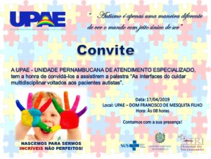 UPAE de Afogados da Ingazeira realiza ação sobre autismo