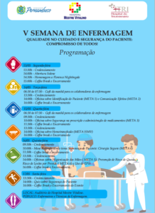 5ª Semana de Enfermagem do HMV tem início nesta segunda (13)