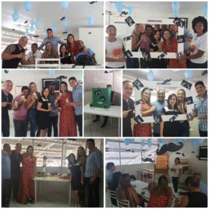 Equipe da radiologia passa por treinamento