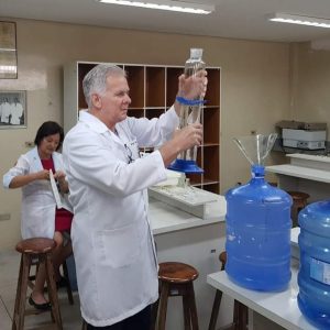 Tricentenário recebe doações de etanol 70%