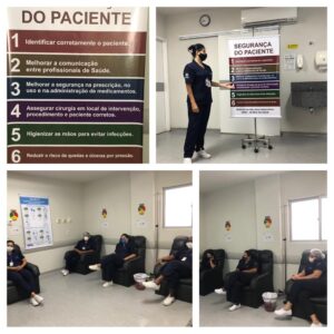 Equipe de enfermagem passa por treinamento