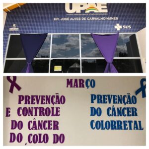 Março lilás e azul-marinho encerra ações do mês na UPAE
