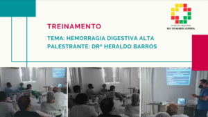 Equipe do HRRBC passa por treinamento sobre hemorragia digestiva