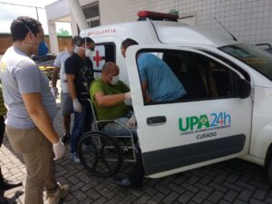 Equipe da UPA do Curado participa de treinamento sobre transporte de pacientes