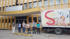 BRF faz doação de toneladas de alimentos