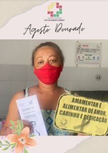 Equipe de nutrição realiza ação voltada para o “Agosto Dourado”