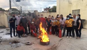 HTRI realiza treinamento para brigada de incêndio