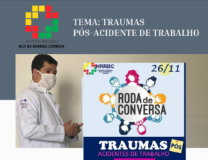 Roda de conversa discute traumas pós acidente de trabalho