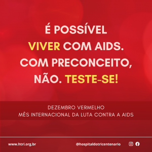 Dezembro é mês de mobilização contra a AIDS