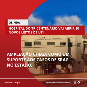 HTRI amplia capacidade e abre mais 10 leitos de UTI