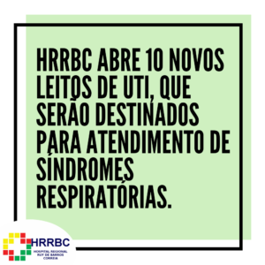 HRRBC abre novos leitos