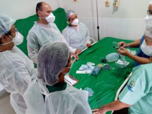 HJMO capacita equipe da enfermaria COVID-19