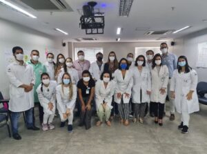 Projeto “Saúde em Nossas Mãos faz primeira visita presencial ao HMV