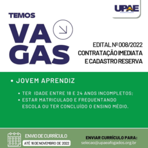 UPA do Ibura abre seleção para cadastro de reserva