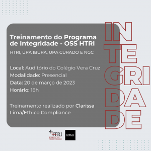 Treinamento do Programa de Integridade – OSS HTRI
