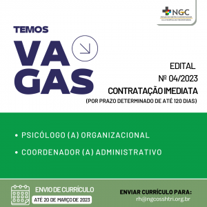 NGC abre novo edital