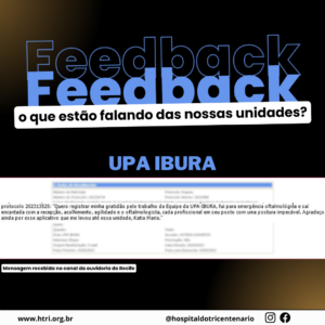Feedback para a UPA