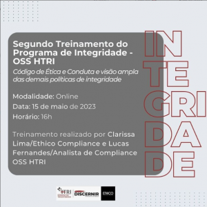OSS realiza segundo treinamento de integridade