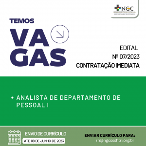 NGC abre seleção para setor de DP