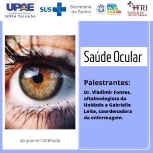 UPAE fala sobre saúde ocular