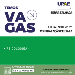 UPAE lança novo edital