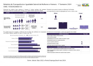 Relatório de Transparência e Igualdade Salarial de Mulheres e Homens – 1º Semestre 2024