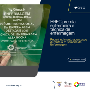 Premiação contempla enfermeira e técnica de enfermagem