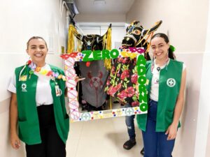 Hospital Regional de Arcoverde faz ação de carnaval para conscientizar sobre segurança dos profissionais de saúde e pacientes